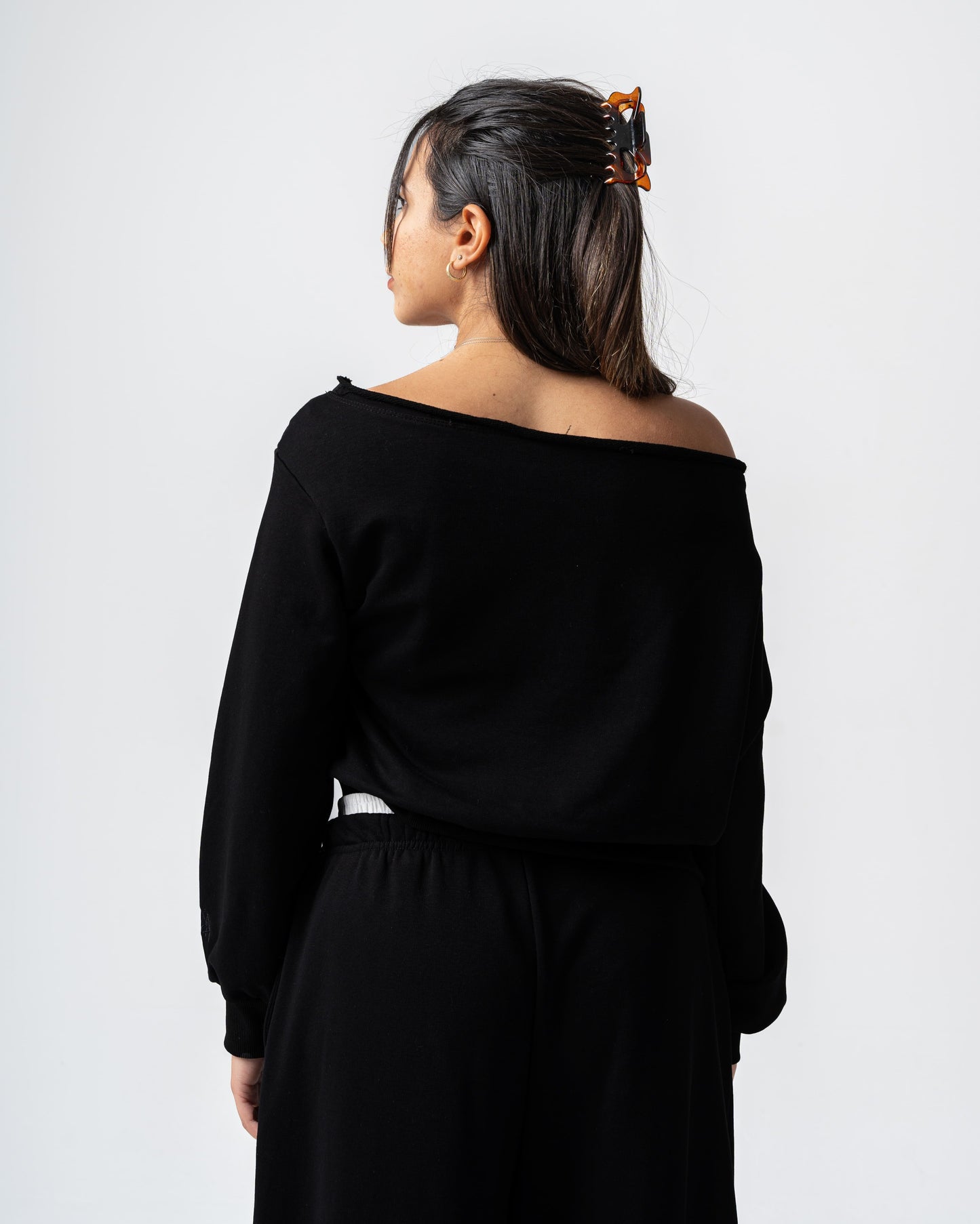 Black Off-Shoulder Top