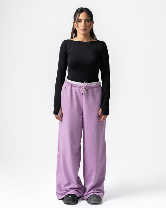 Lavender Boxer Pants