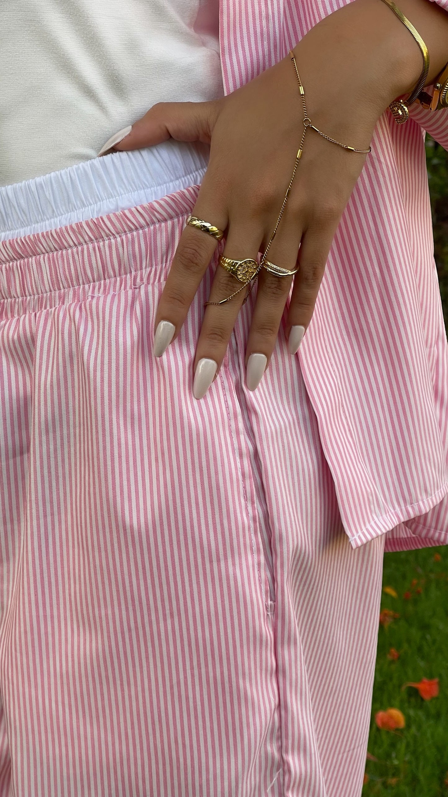 Pink Checked Out Boxer Pants